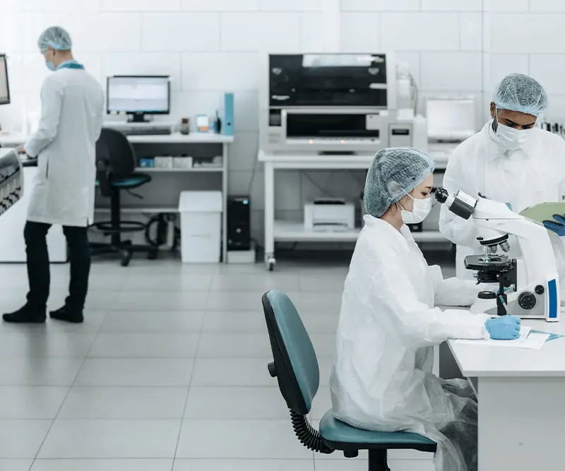 pharmaceutical manufacturing team